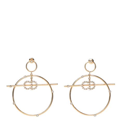 arete dior|christian dior hoop earrings.